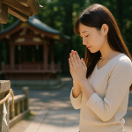 手を合わせてお参り